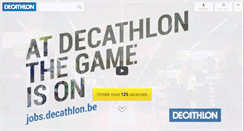 Desktop Screenshot of jobs.decathlon.be