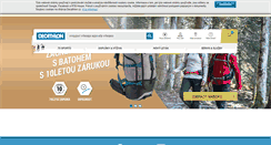 Desktop Screenshot of decathlon.cz