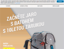 Tablet Screenshot of decathlon.cz
