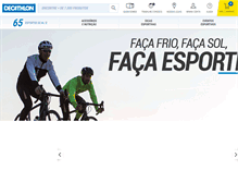 Tablet Screenshot of decathlon.com.br
